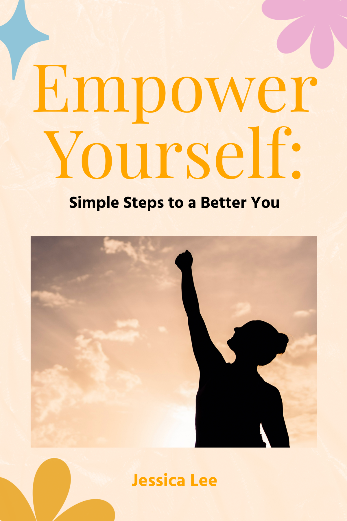 Free Basic Self-Help Book Cover Template to Edit Online