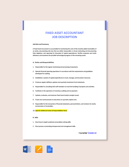 FREE Job Application Letter For Junior Accountant Template - Word ...