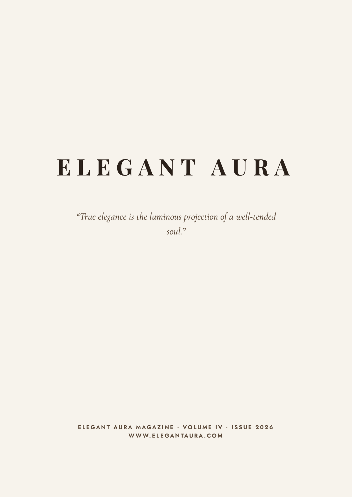 Free Elegant Women's Magazine Template to Edit Online
