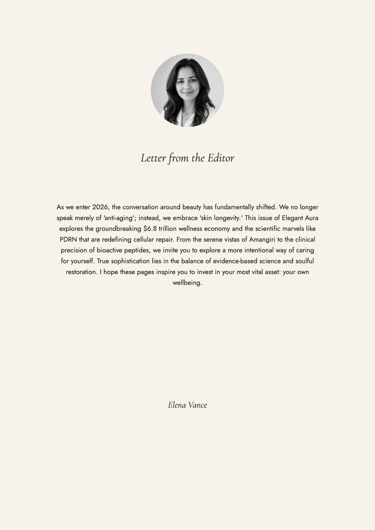 Free Elegant Women's Magazine Template to Edit Online