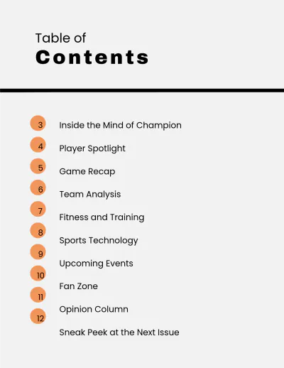 Free Sports Background Magazine Template to Edit Online