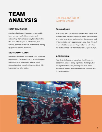 Free Sports Background Magazine Template to Edit Online