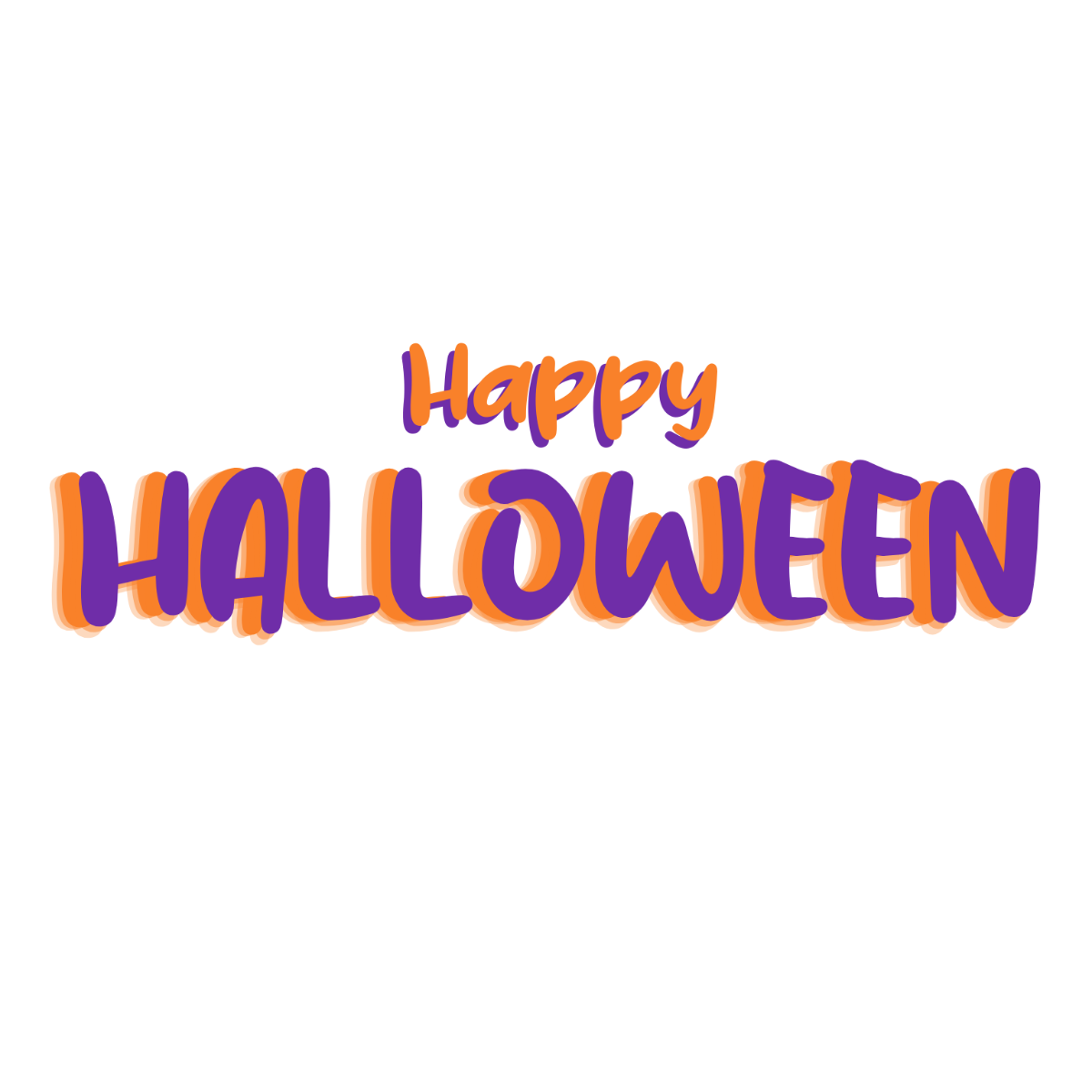 Free Playful Happy Halloween Text Template to Edit Online