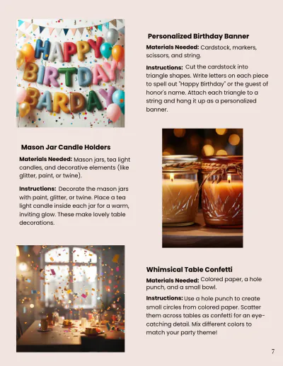 Free Colorful Birthday Magazine Template to Edit Online