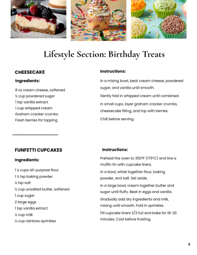 Free Colorful Birthday Magazine Template to Edit Online