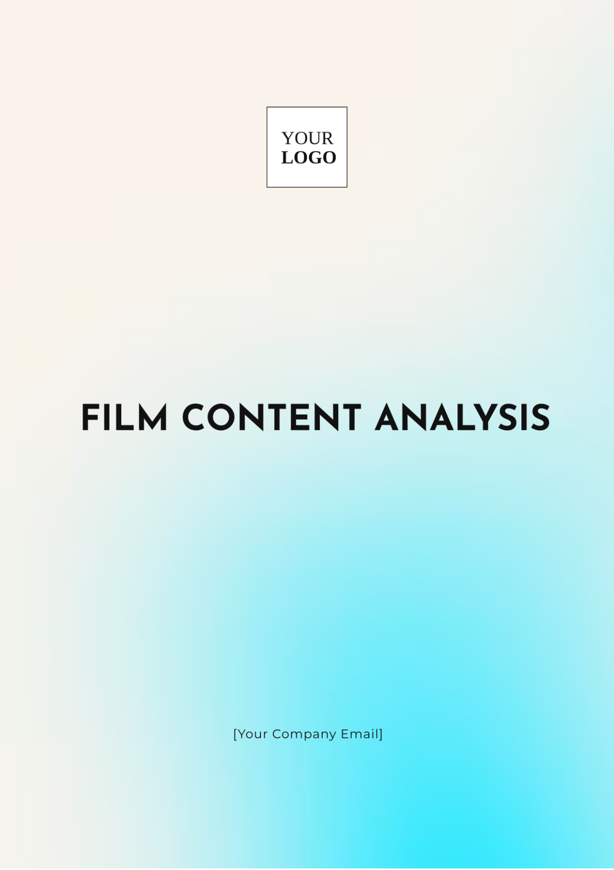 Film Content Analysis Template - Edit Online & Download