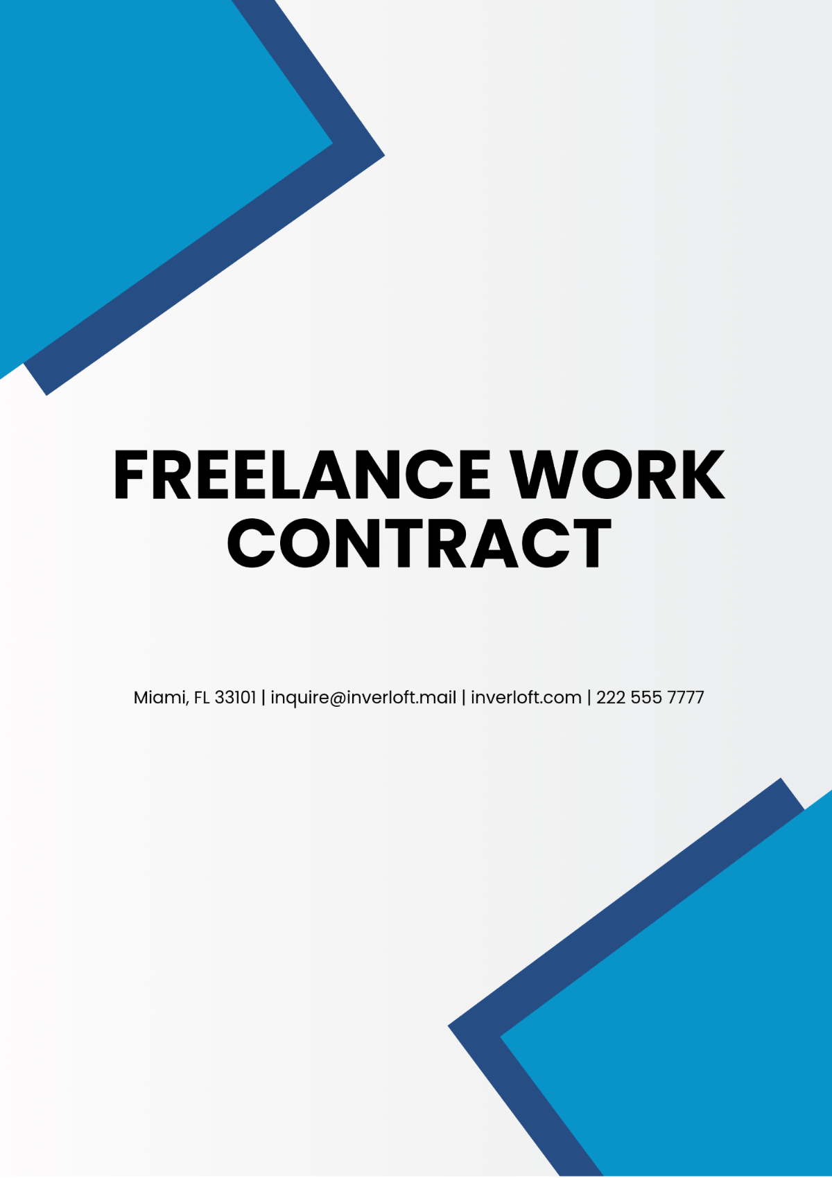 Freelance Work Contract Template - Edit Online & Download