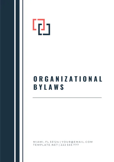 Free Organizational Bylaws Template to Edit Online