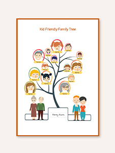 Modern Family Tree Template in Microsoft Word, Excel | Template.net