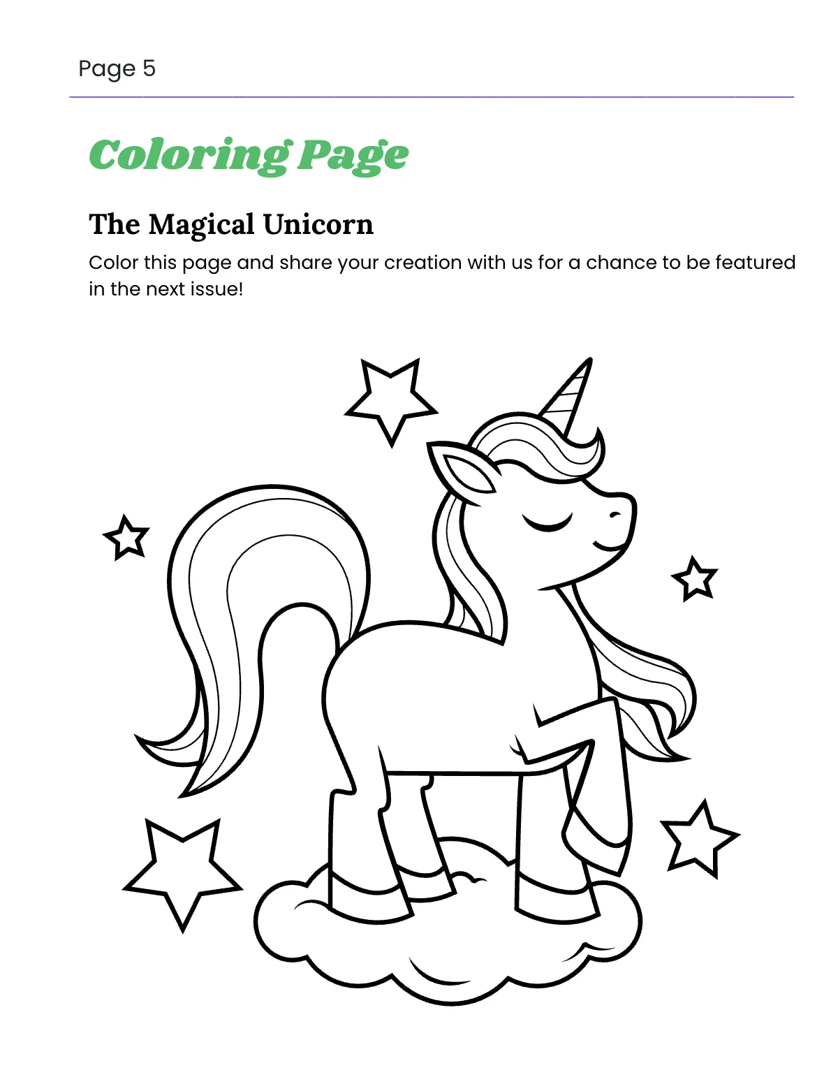 Free For Kids Magazine Template to Edit Online