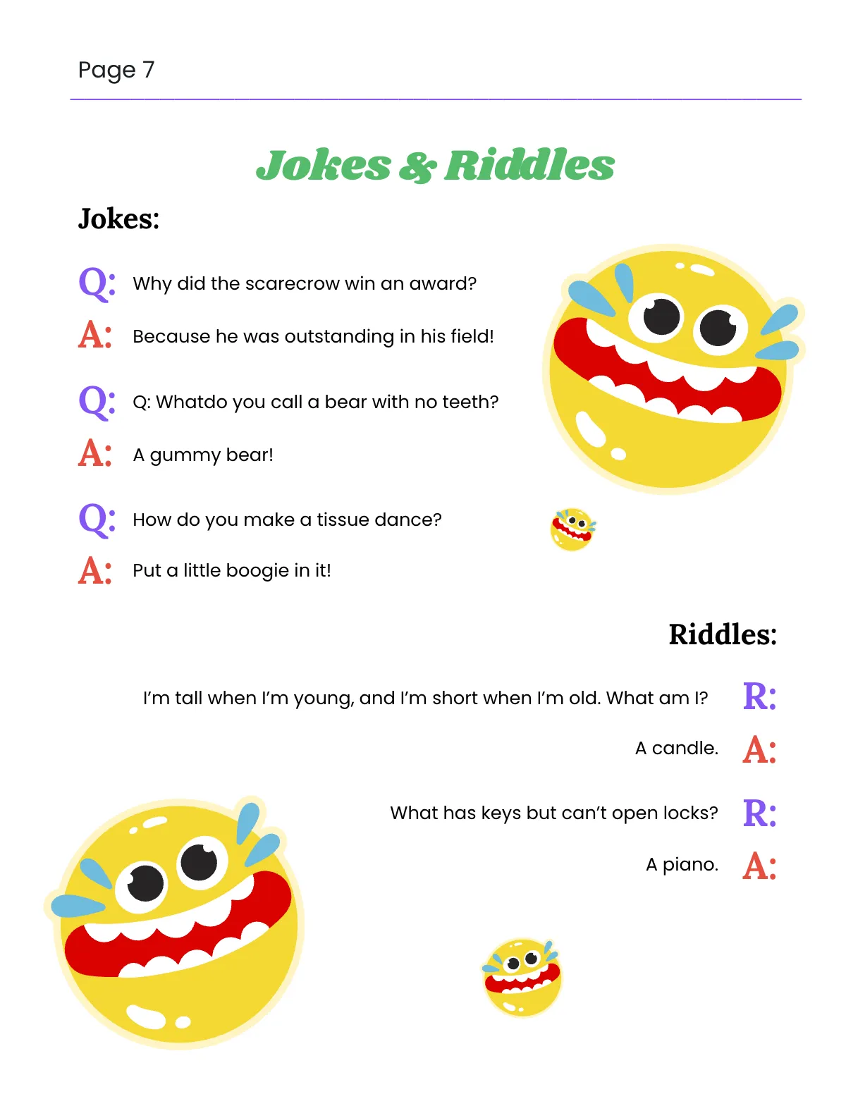 Free For Kids Magazine Template to Edit Online