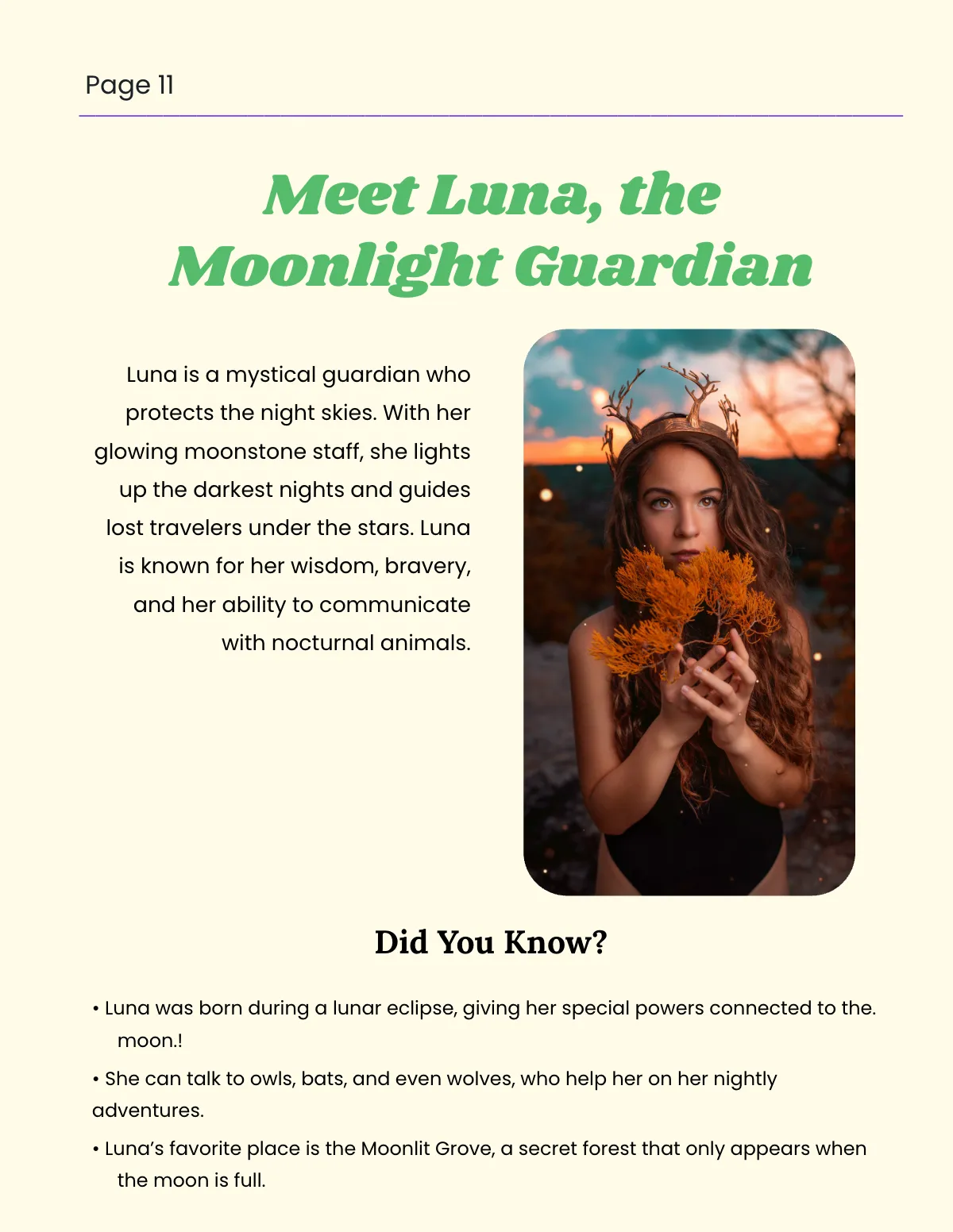 Free For Kids Magazine Template to Edit Online