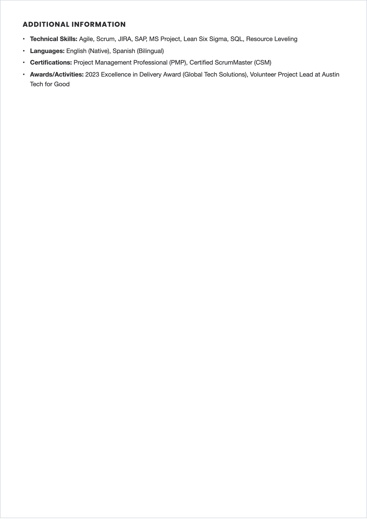 Free Customizable Manager ATS Resume Template, AI Resume Builder