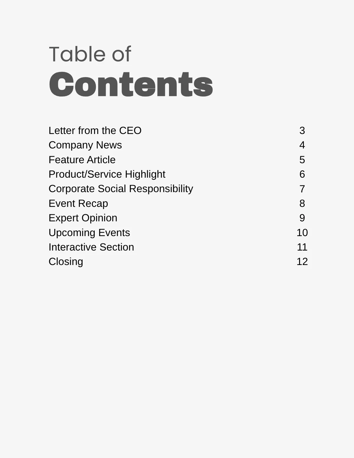 Free Corporate Magazine Template to Edit Online