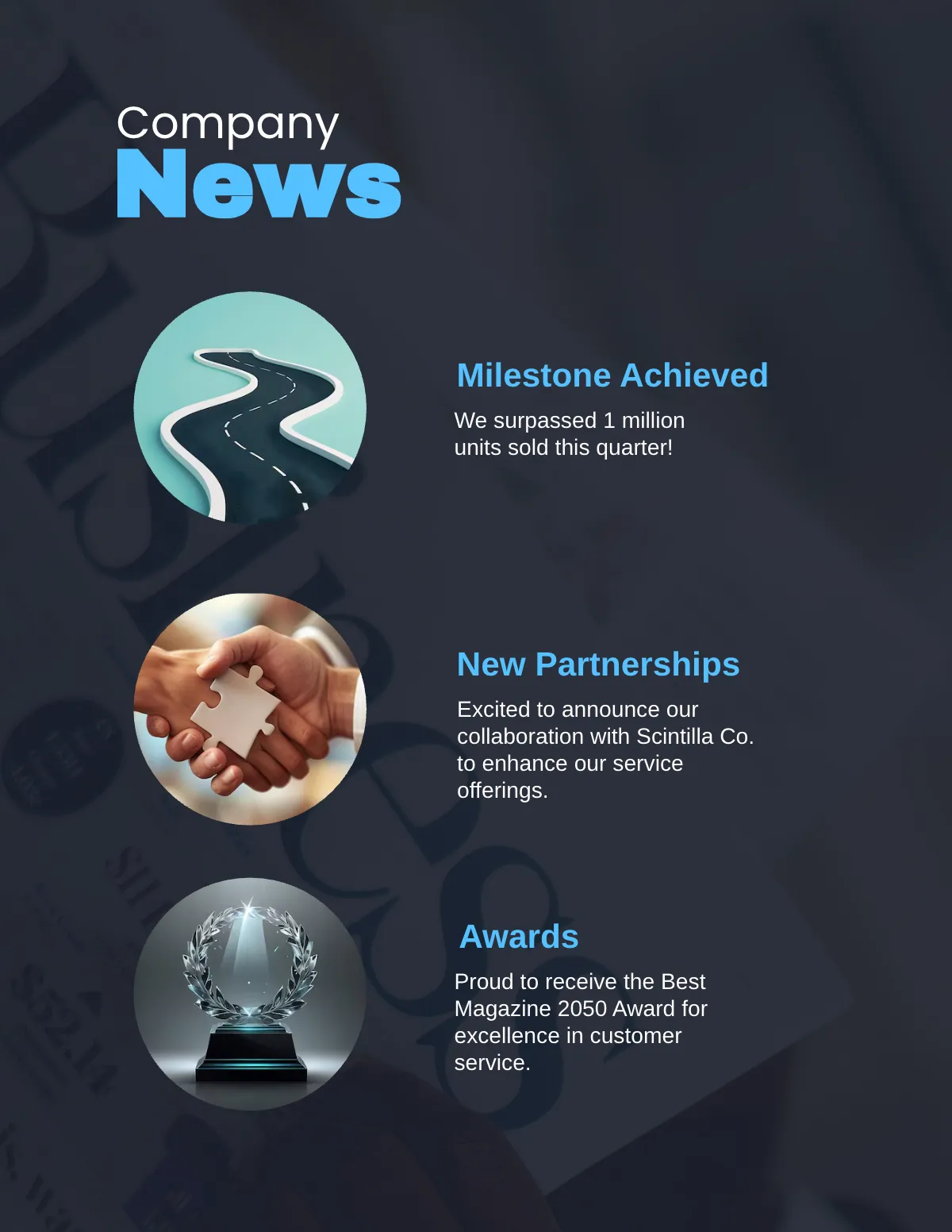 Free Corporate Magazine Template to Edit Online