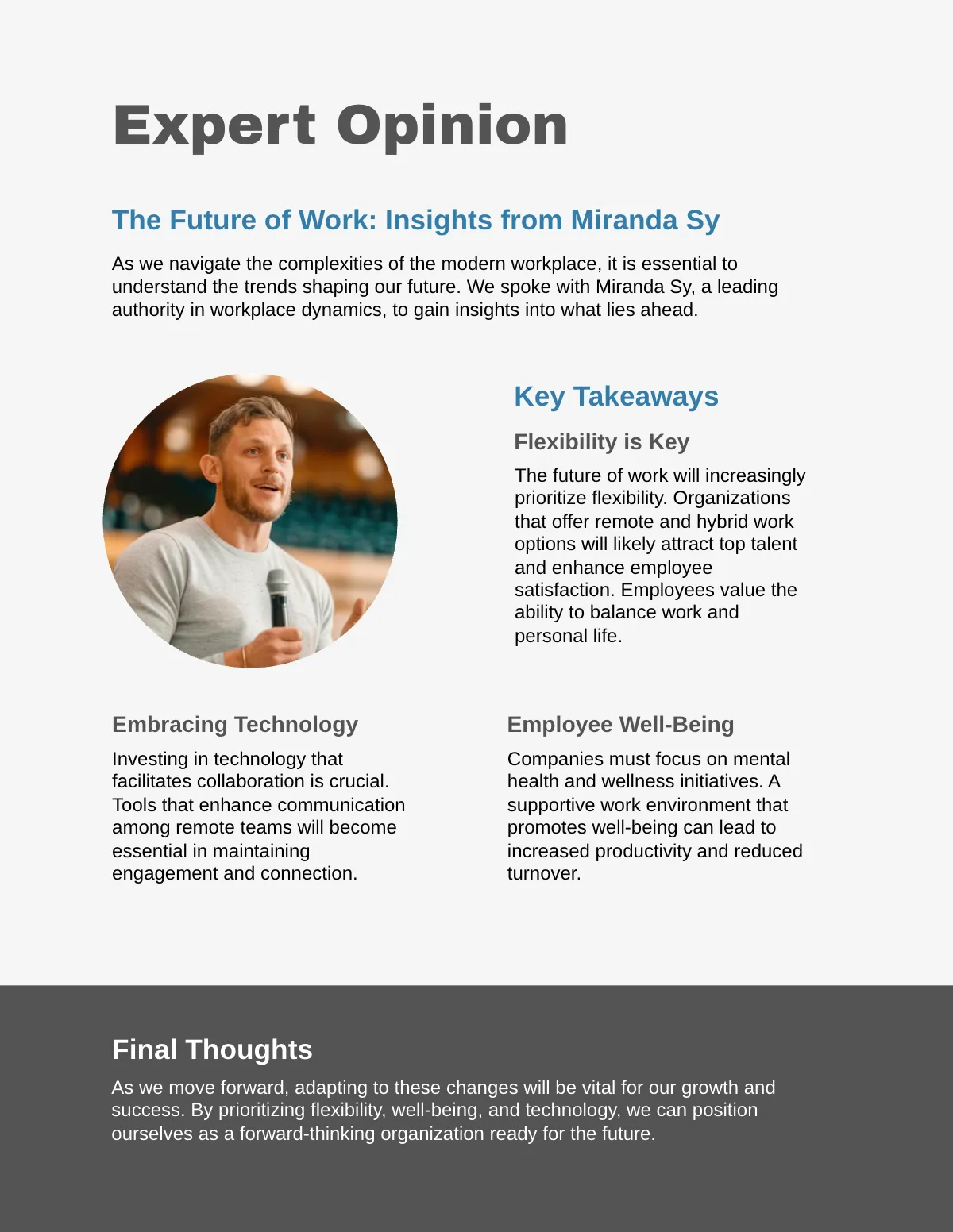 Free Corporate Magazine Template to Edit Online