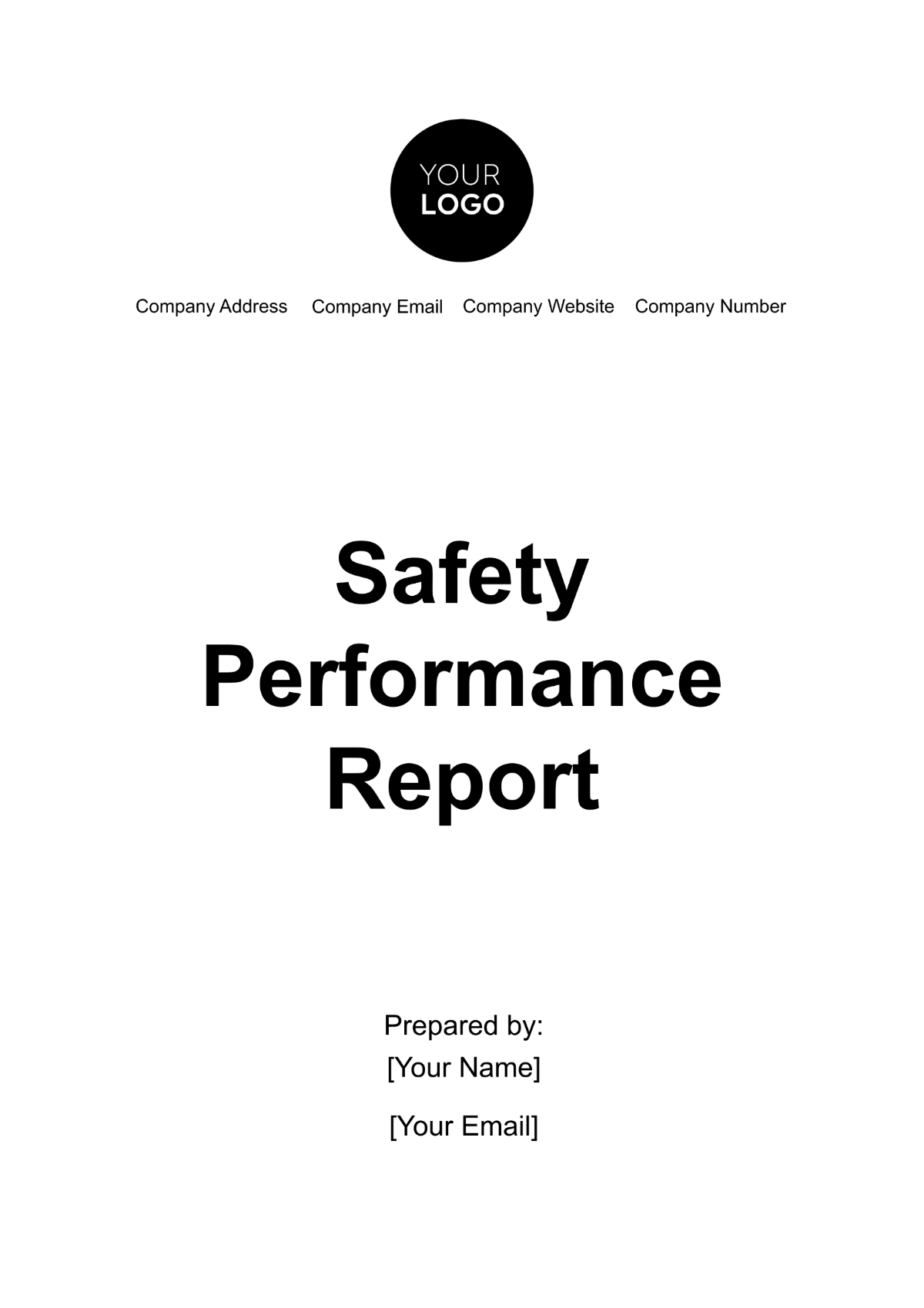 Safety Performance Report Template - Edit Online & Download