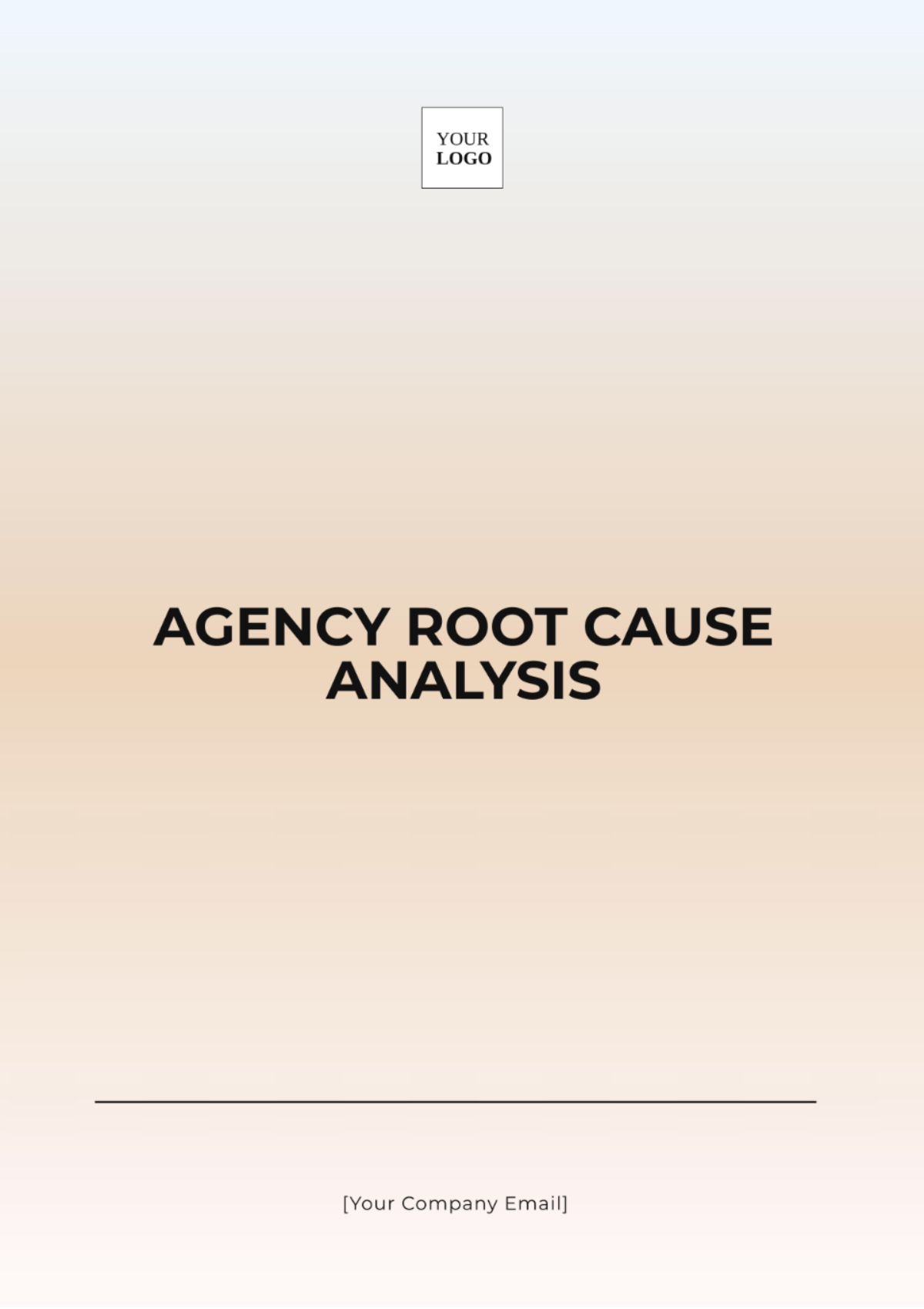 Free Agency Root Cause Analysis Template