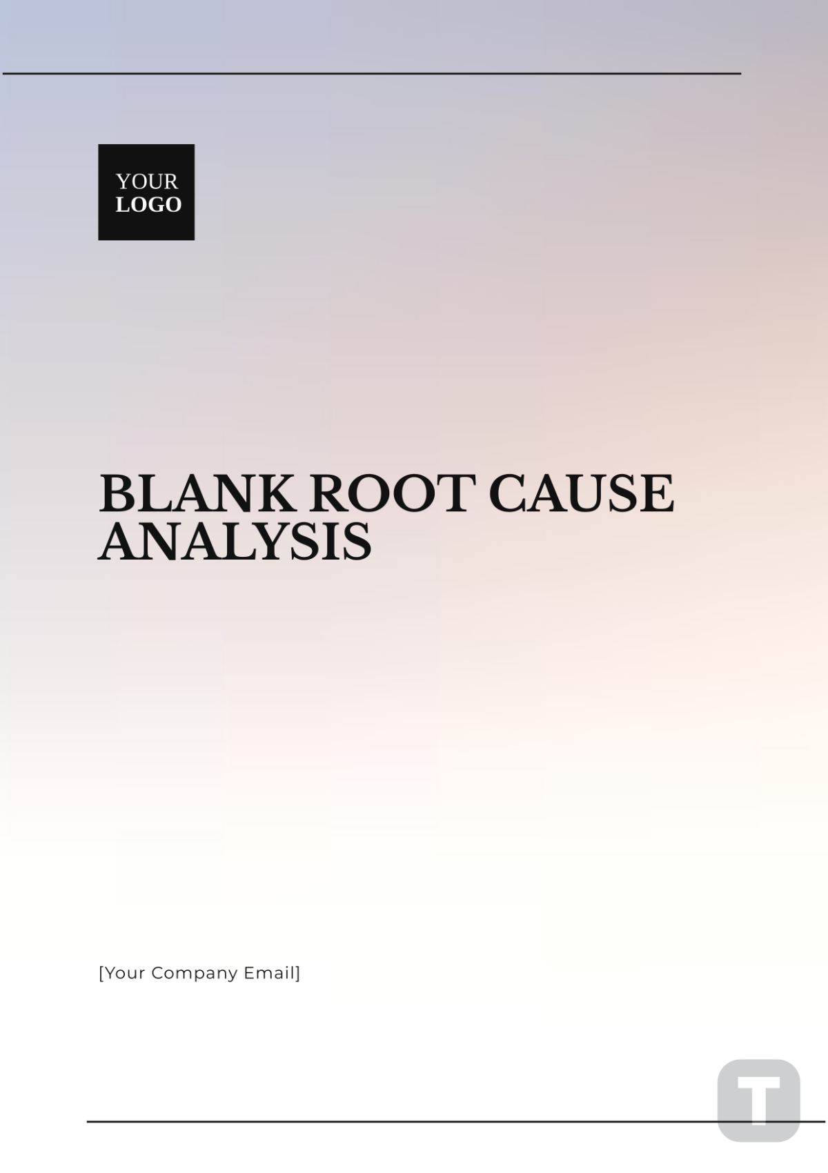 Free Blank Root Cause Analysis Template