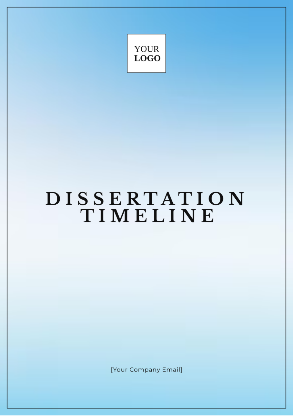 Dissertation Timeline Template - Edit Online & Download