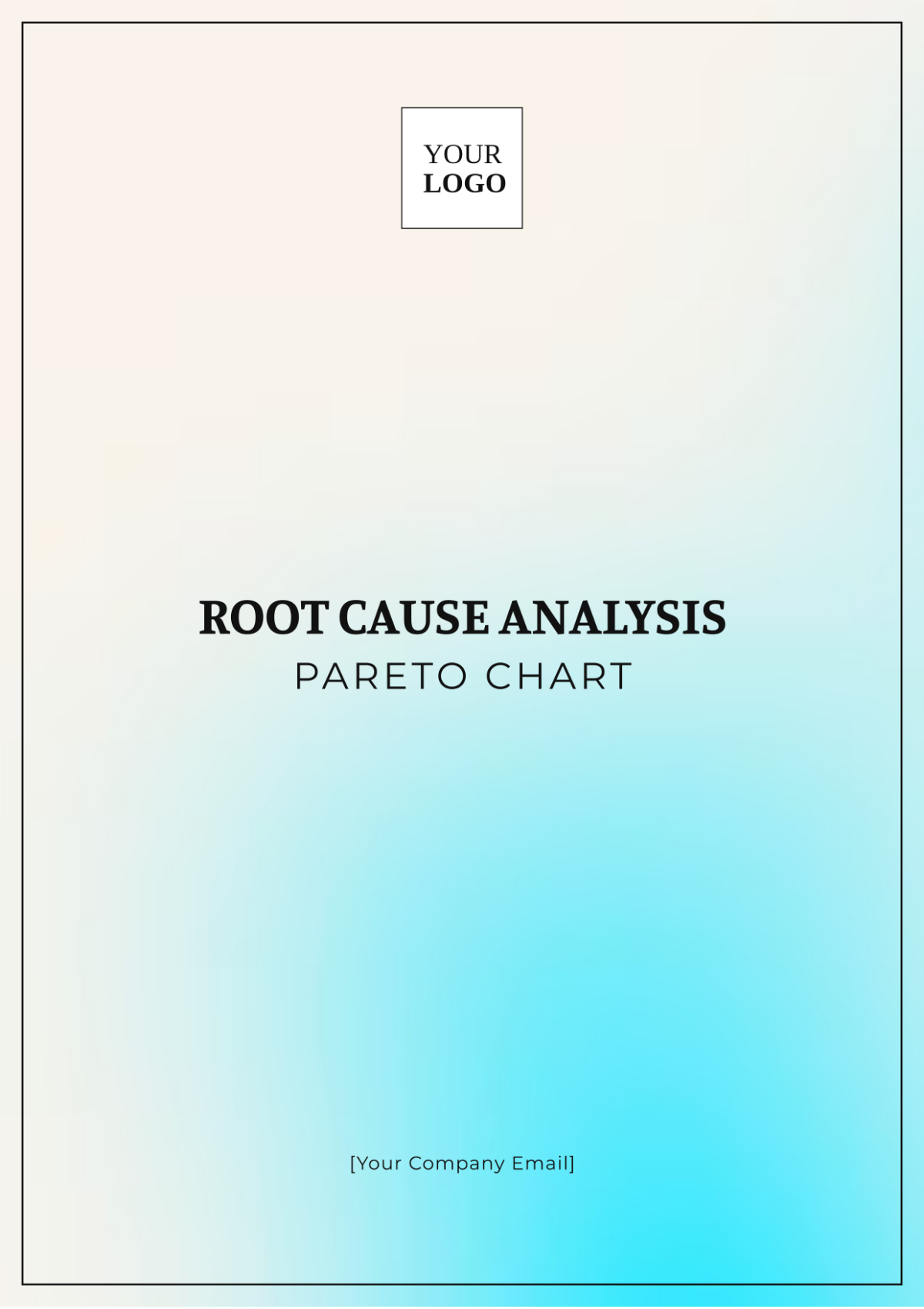 Root Cause Analysis Pareto Chart Template - Edit Online & Download