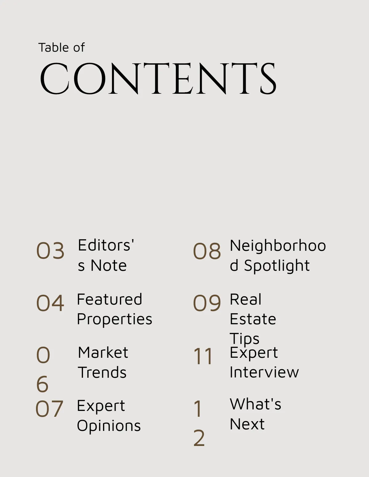 Free Basic Real Estate Magazine Template to Edit Online