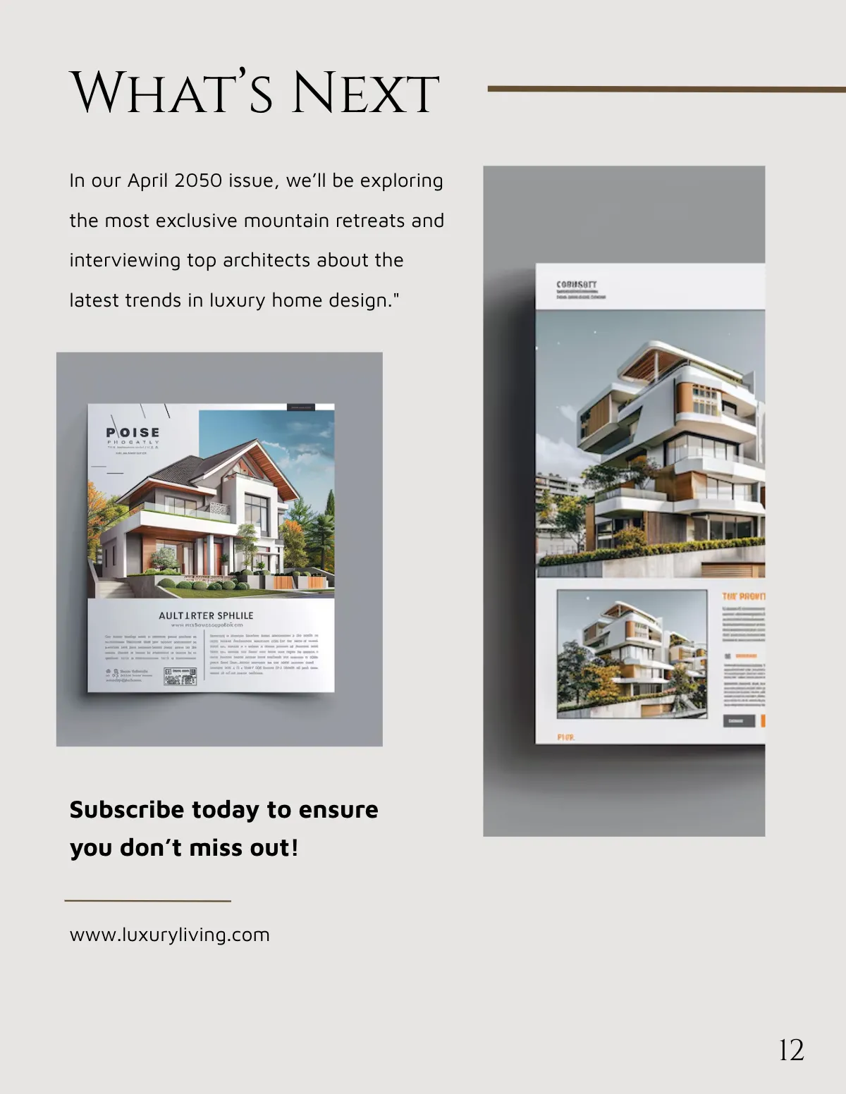 Free Basic Real Estate Magazine Template to Edit Online