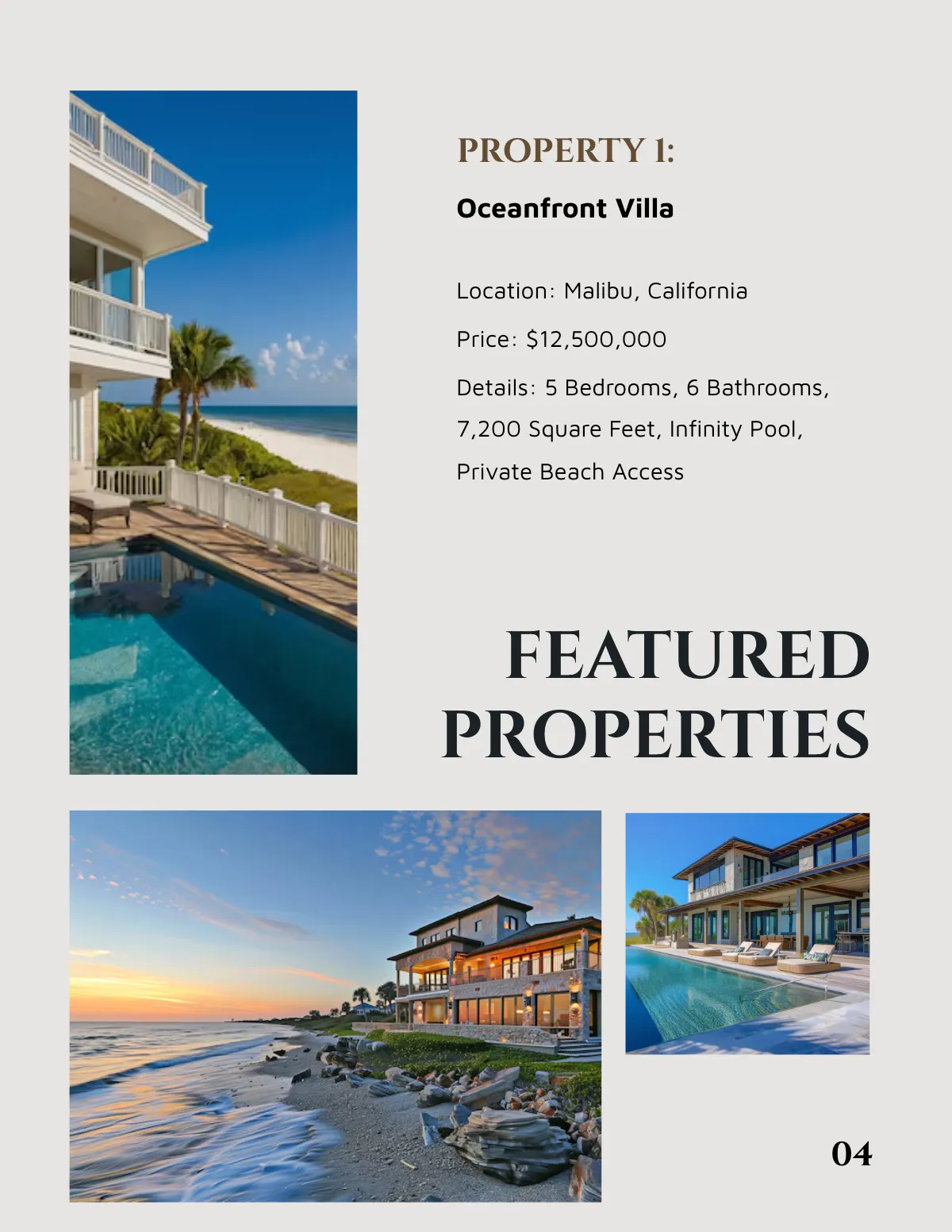 Free Basic Real Estate Magazine Template to Edit Online