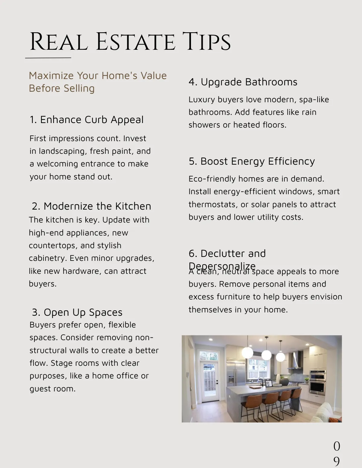 Free Basic Real Estate Magazine Template to Edit Online