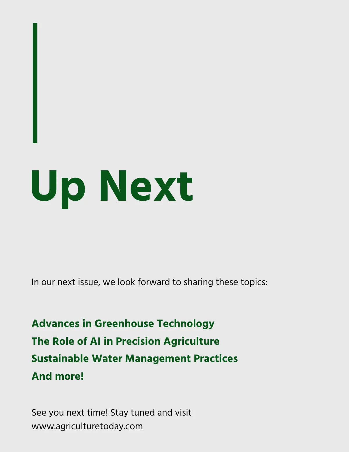 Free Printable Agriculture Magazine Template to Edit Online