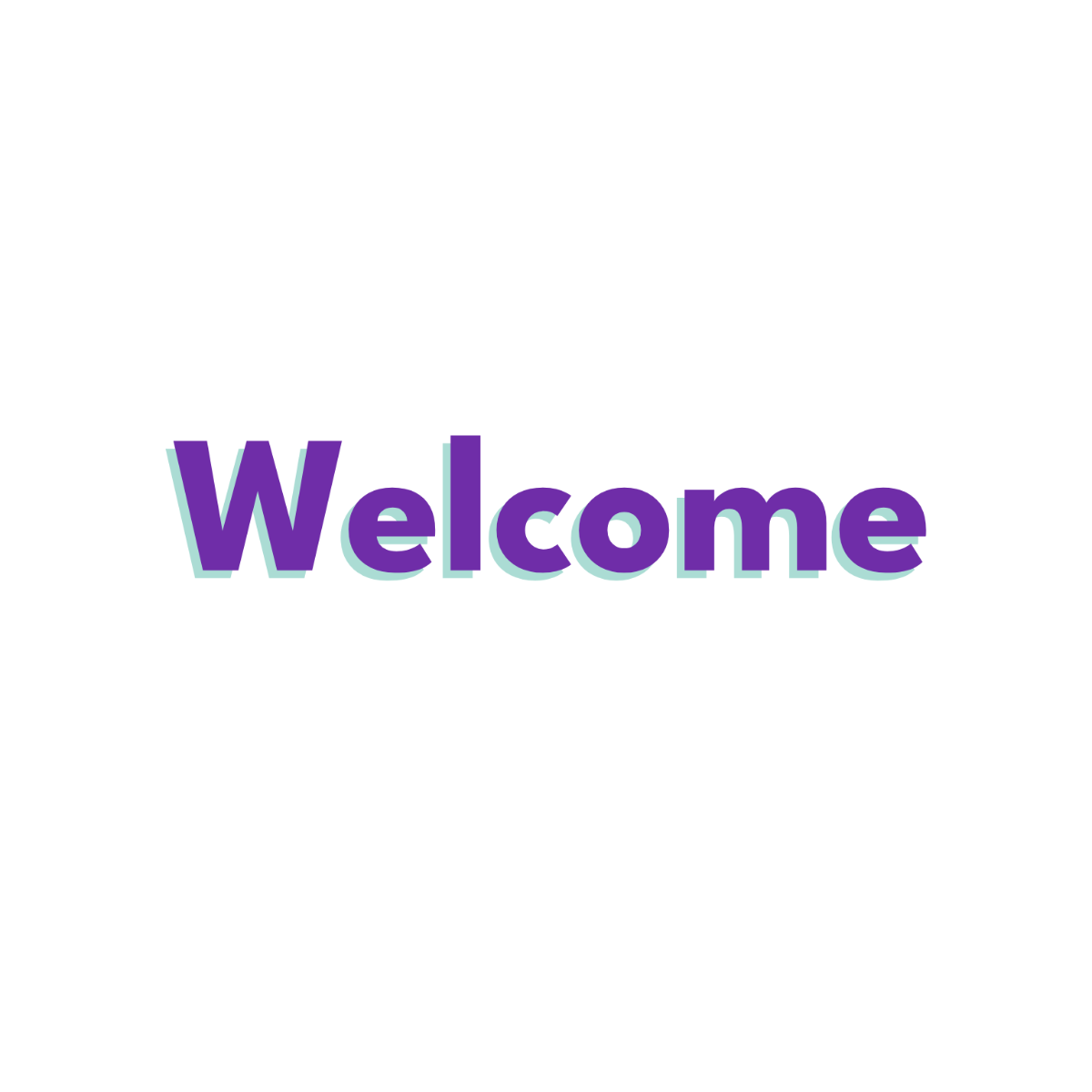 Free Simple Welcome Text Template to Edit Online