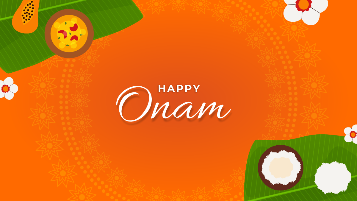 Onam Background Template - Edit Online & Download