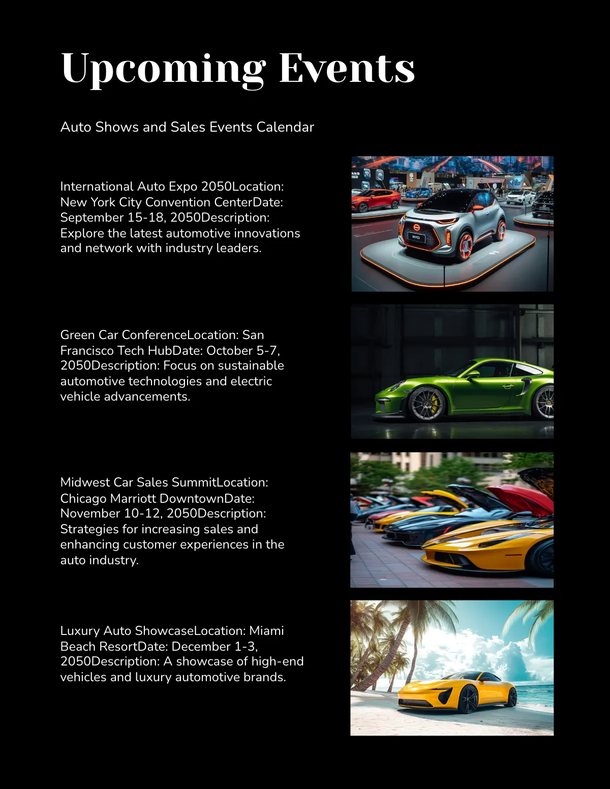 Free Auto Sales Magazine Design Template to Edit Online