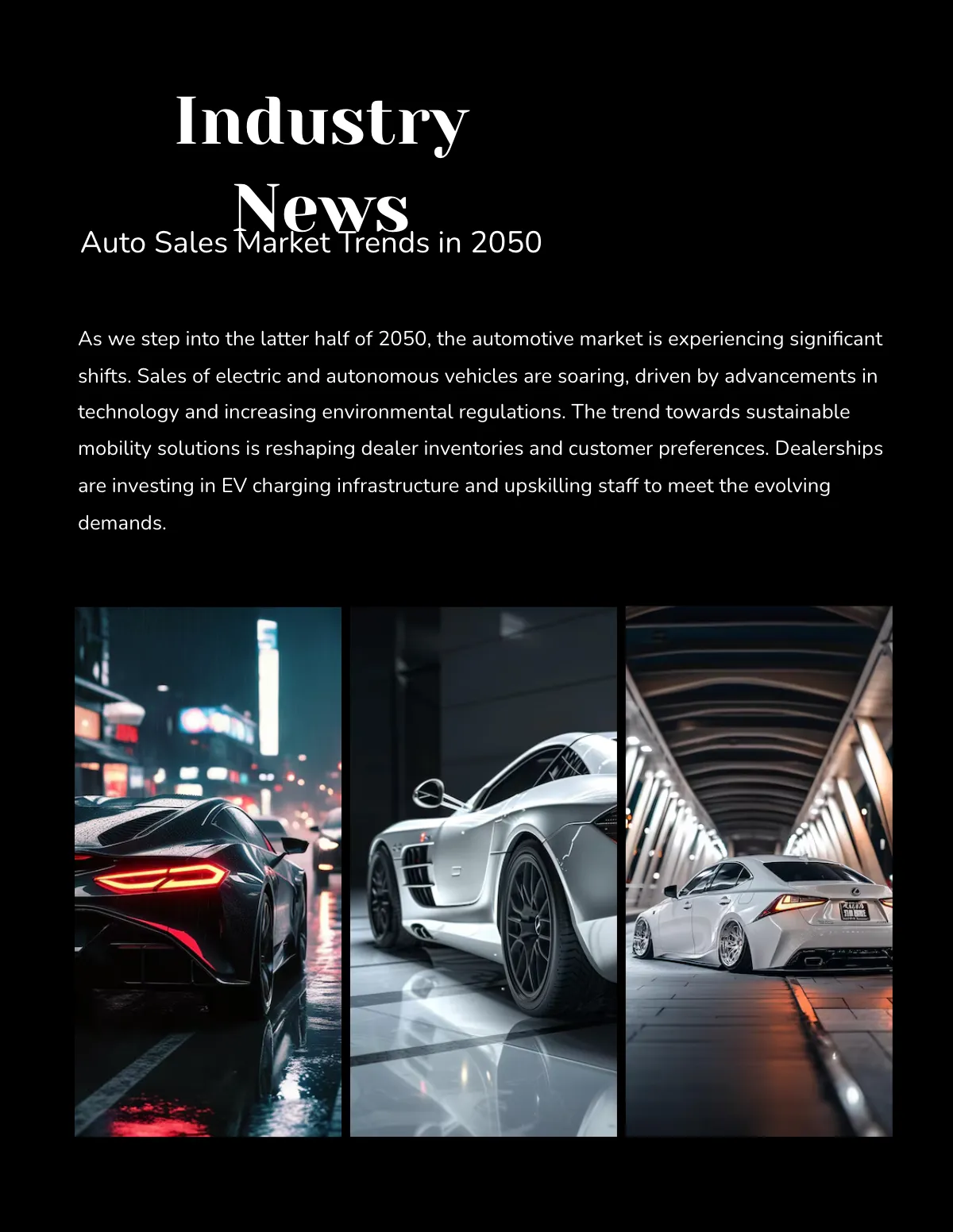 Free Auto Sales Magazine Design Template to Edit Online