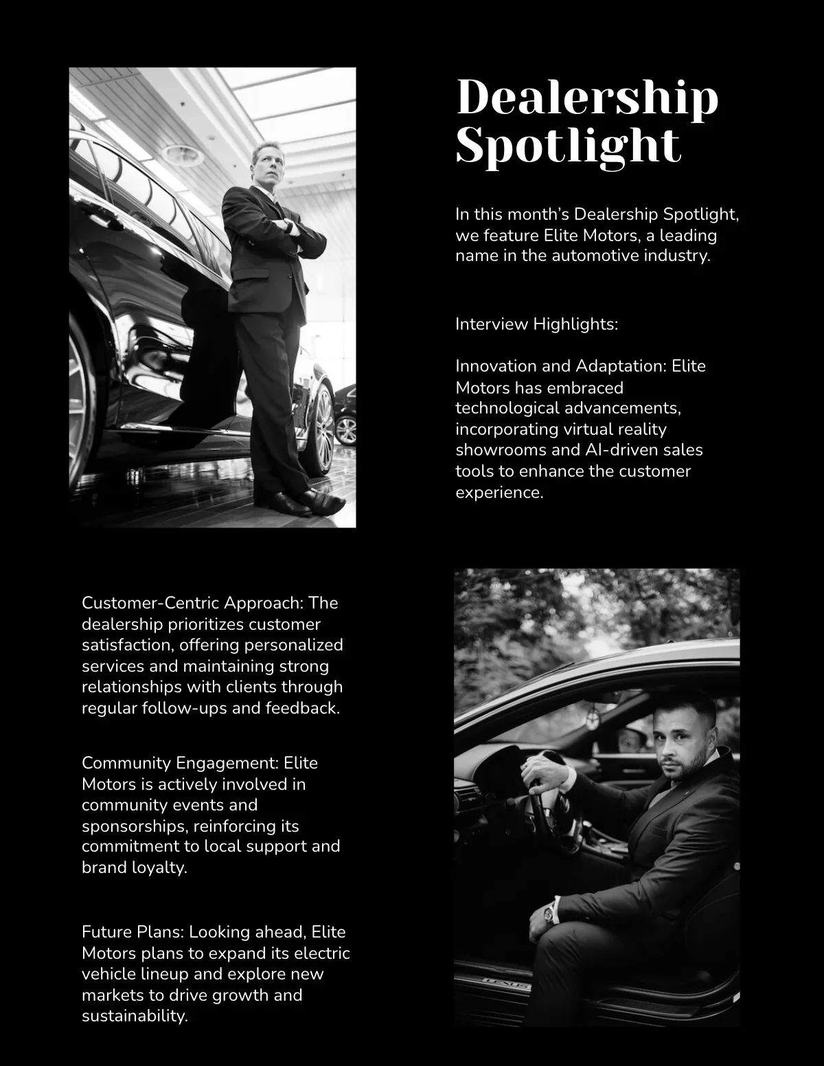 Free Auto Sales Magazine Design Template to Edit Online