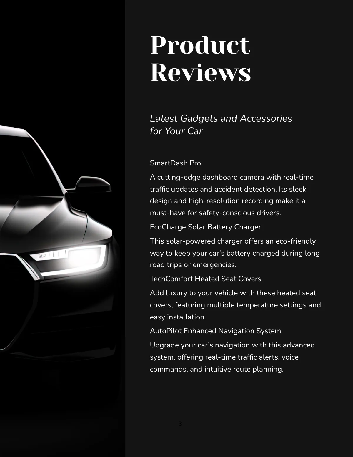 Free Auto Sales Magazine Design Template to Edit Online