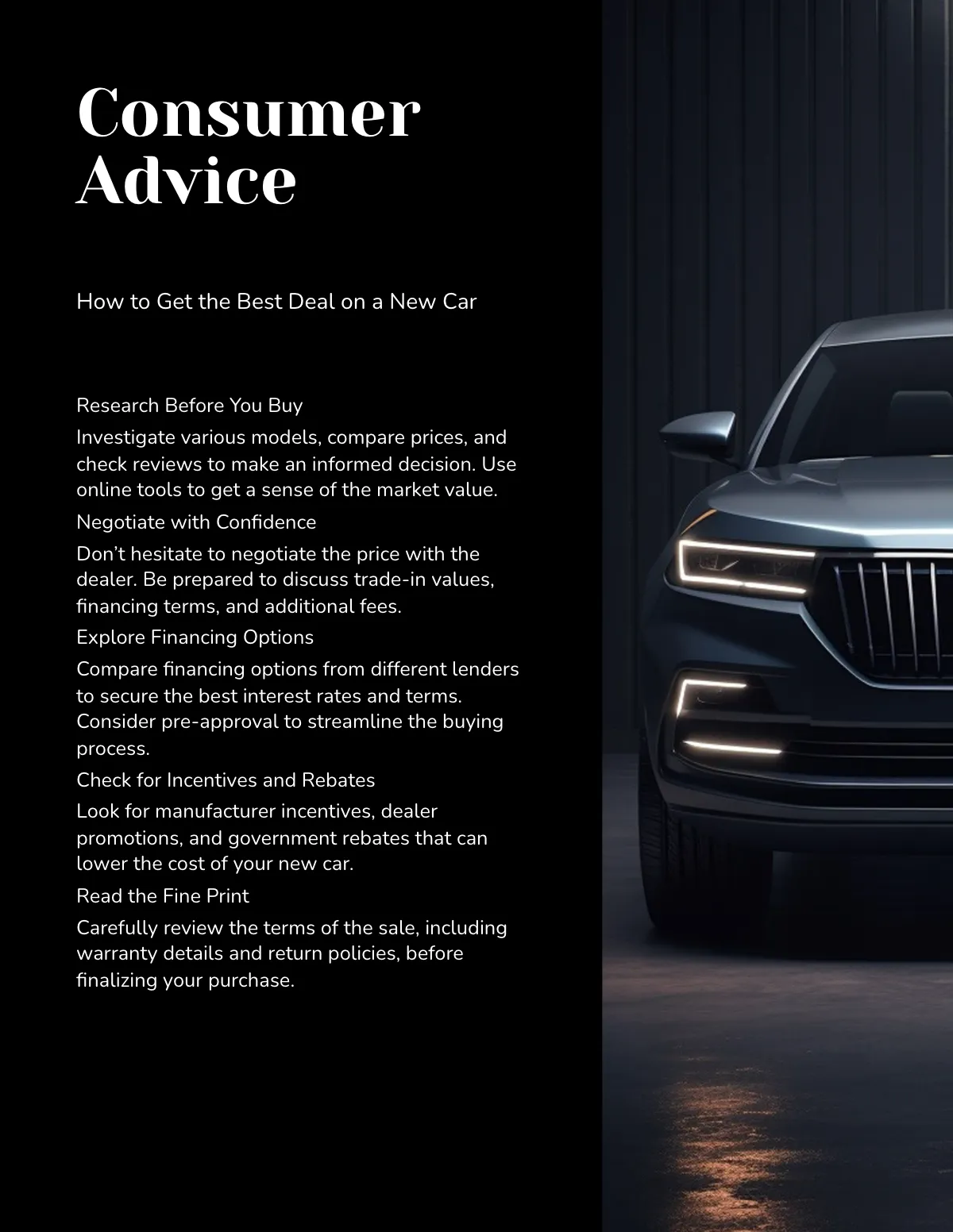 Free Auto Sales Magazine Design Template to Edit Online