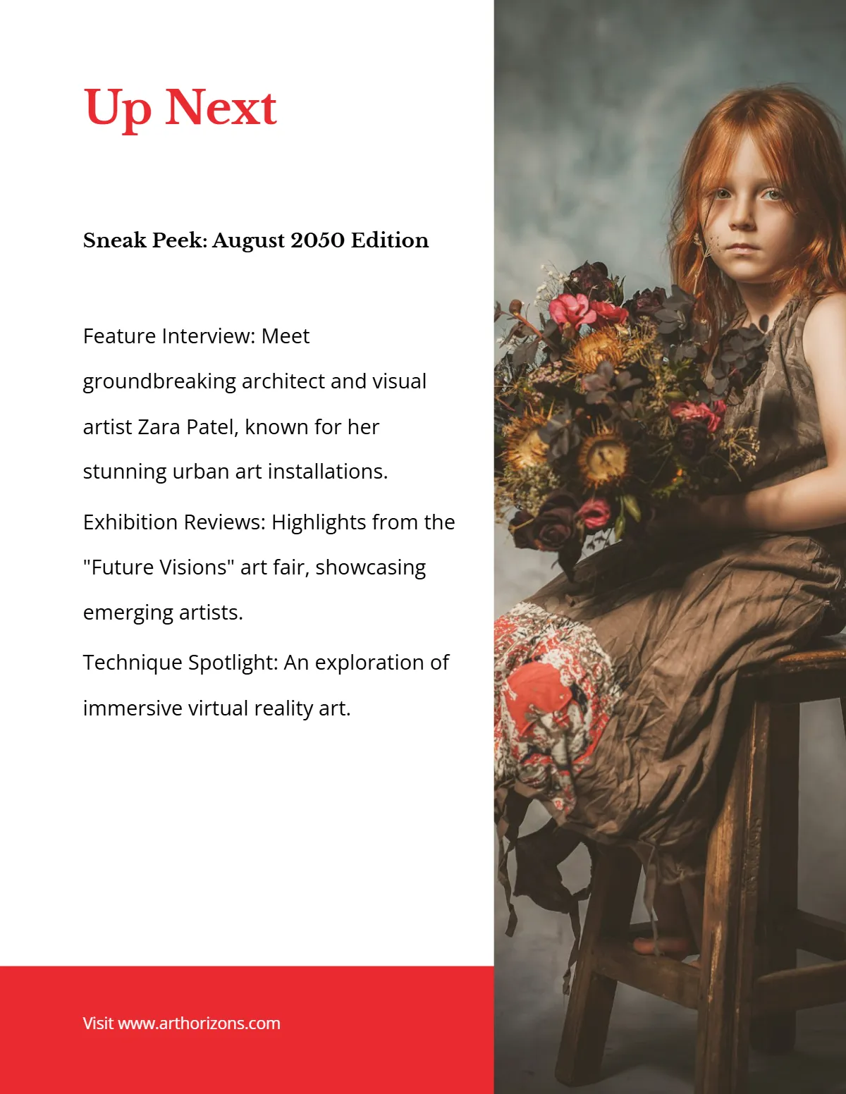 Free Art Magazine Template to Edit Online