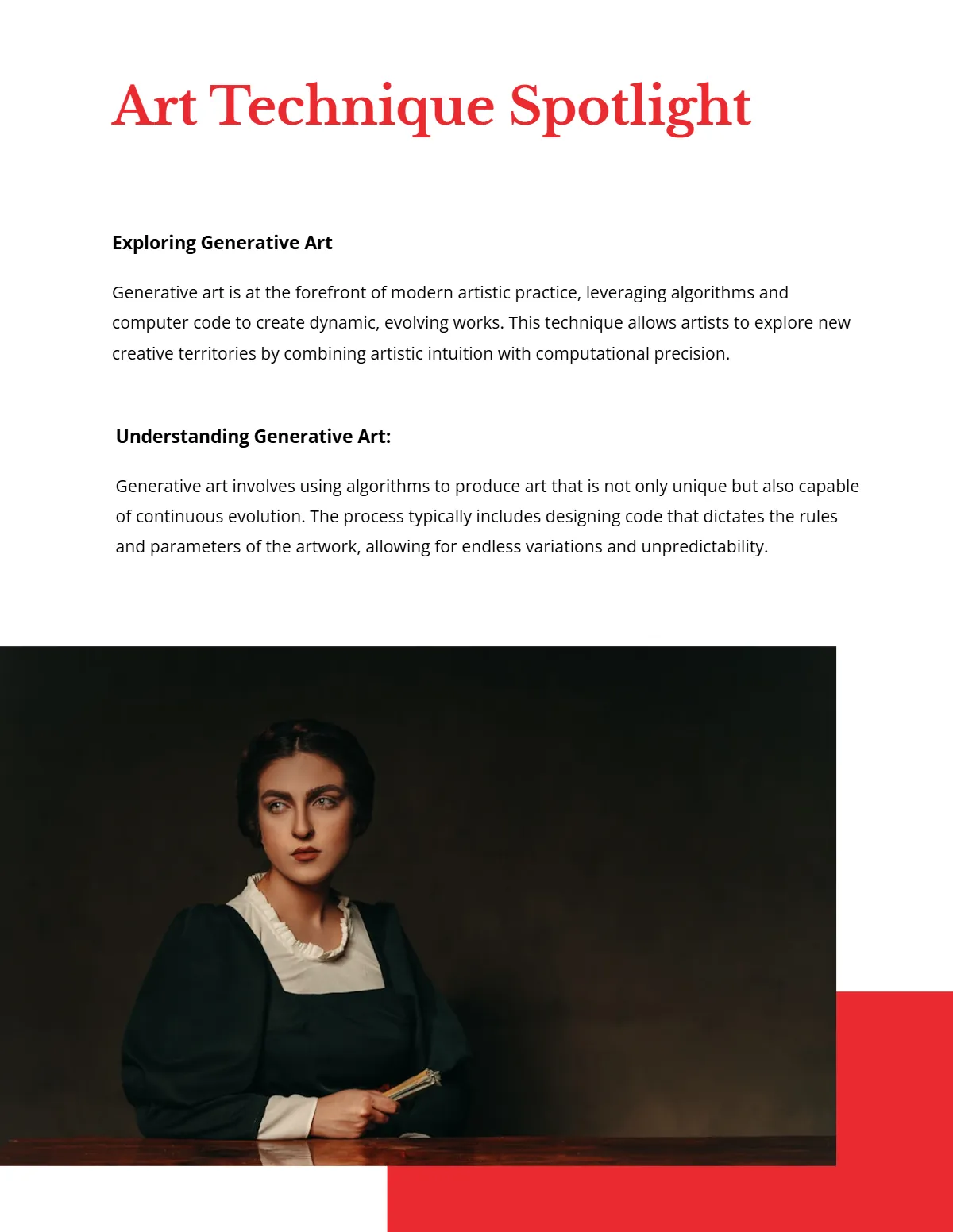 Free Art Magazine Template to Edit Online