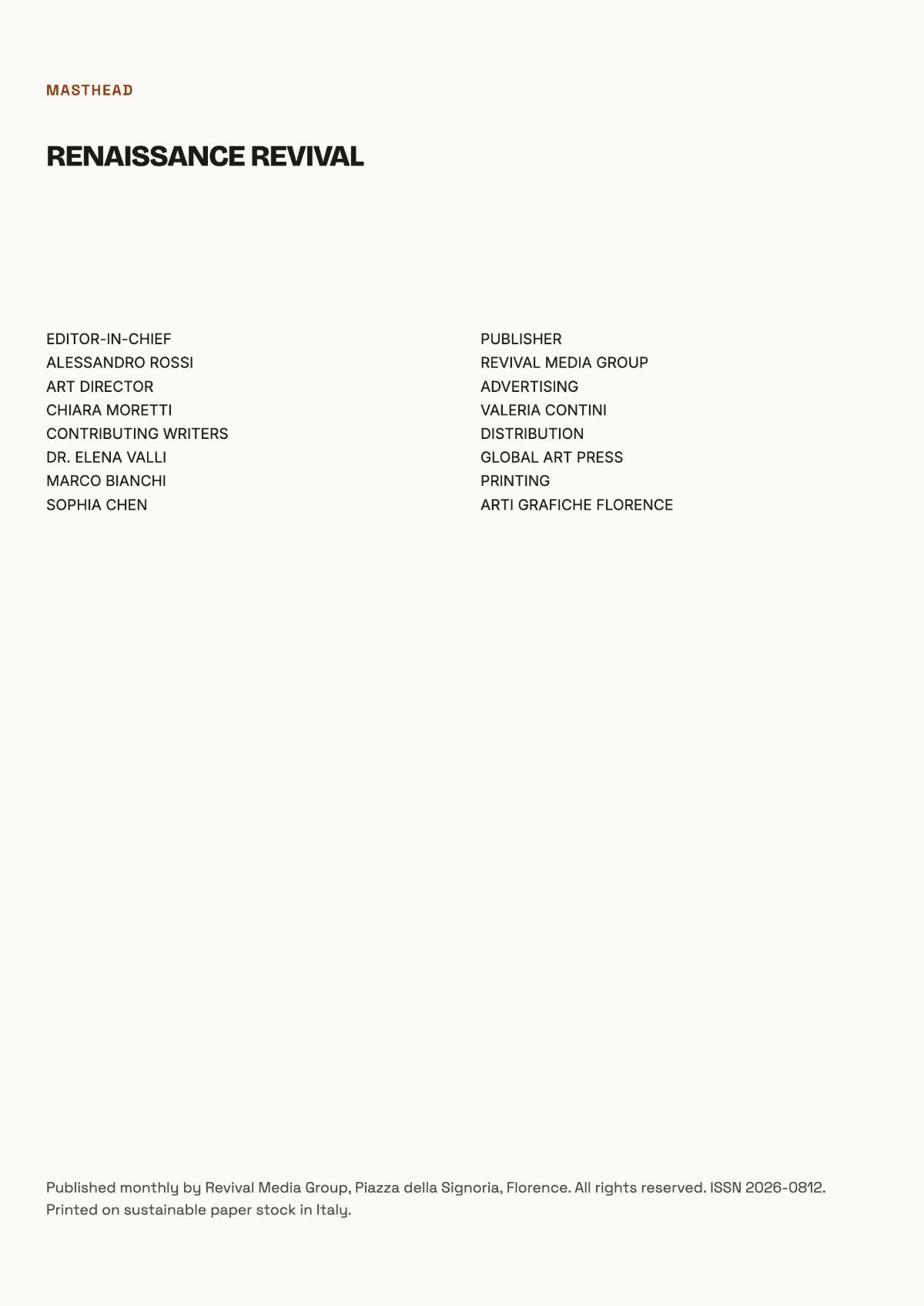 Free Art Magazine Template to Edit Online