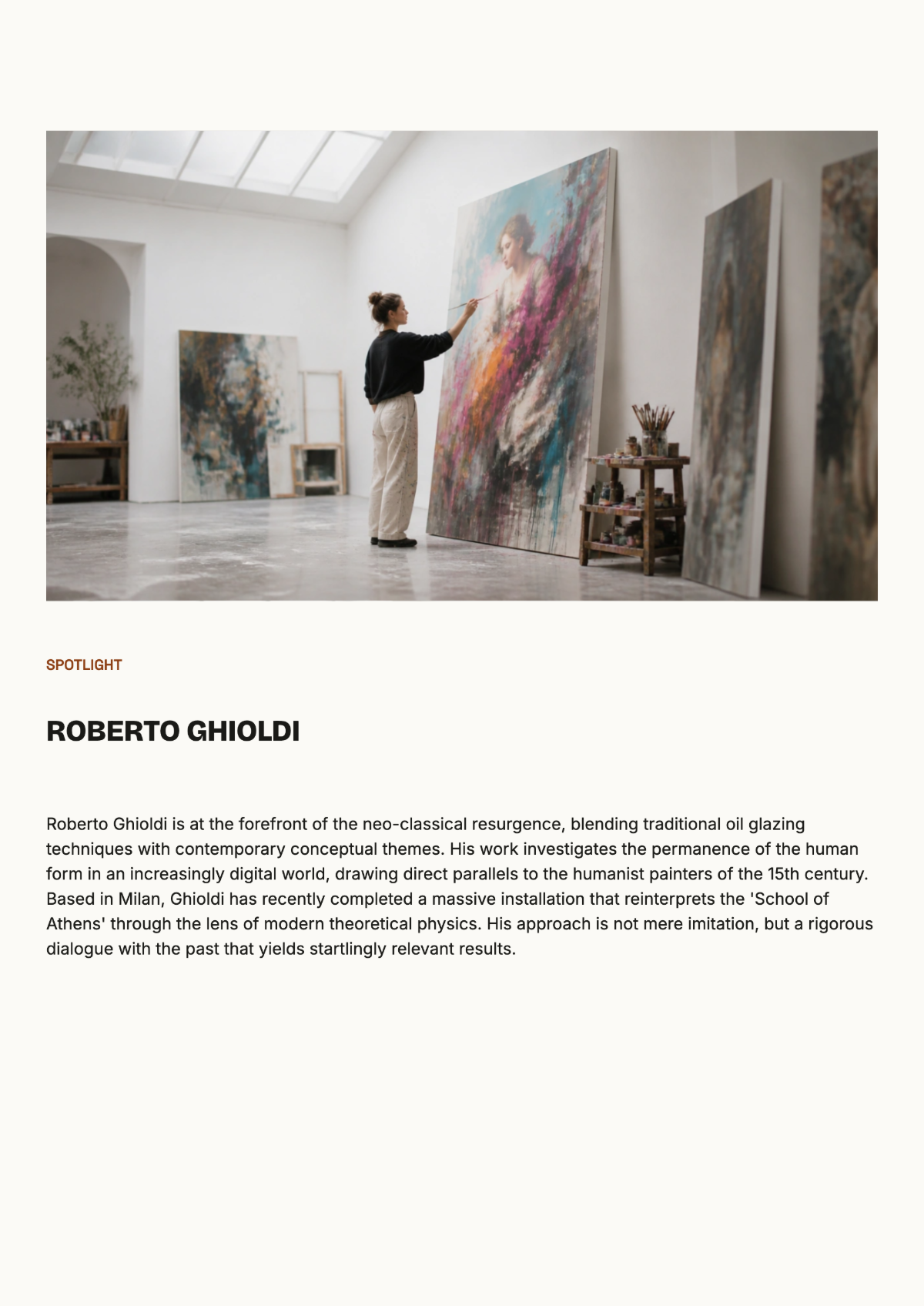 Free Art Magazine Template to Edit Online