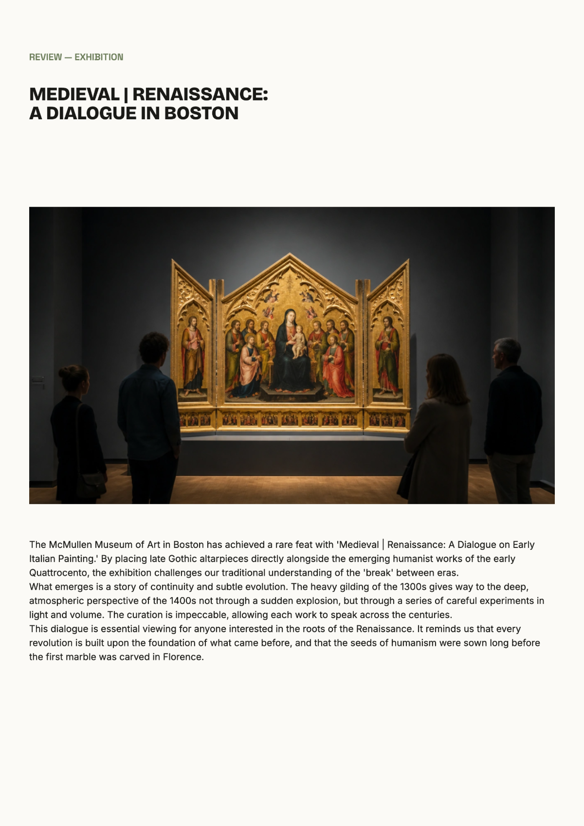 Free Art Magazine Template to Edit Online