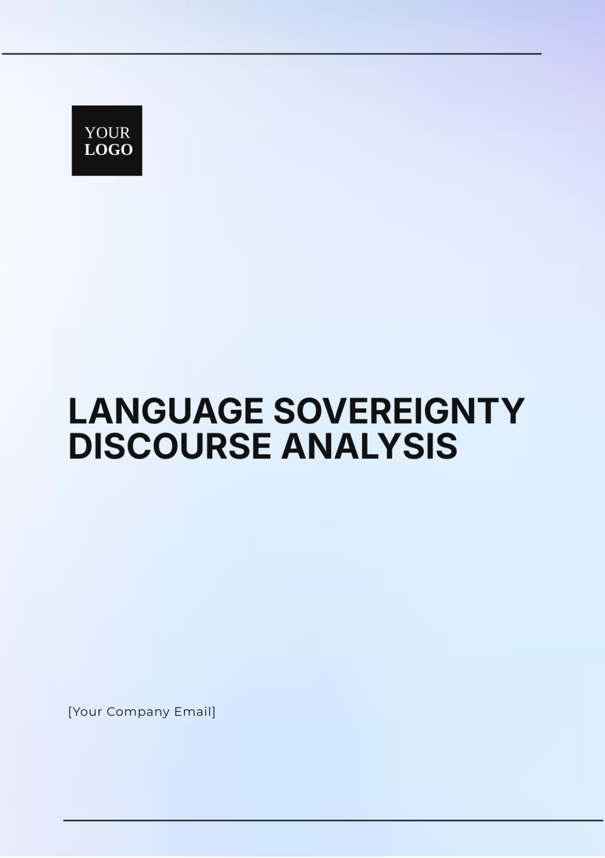 Language Sovereignty Discourse Analysis Template - Edit Online & Download