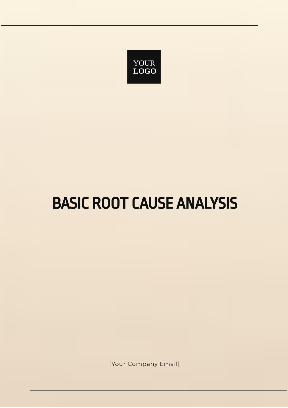 Basic Root Cause Analysis Template - Edit Online & Download