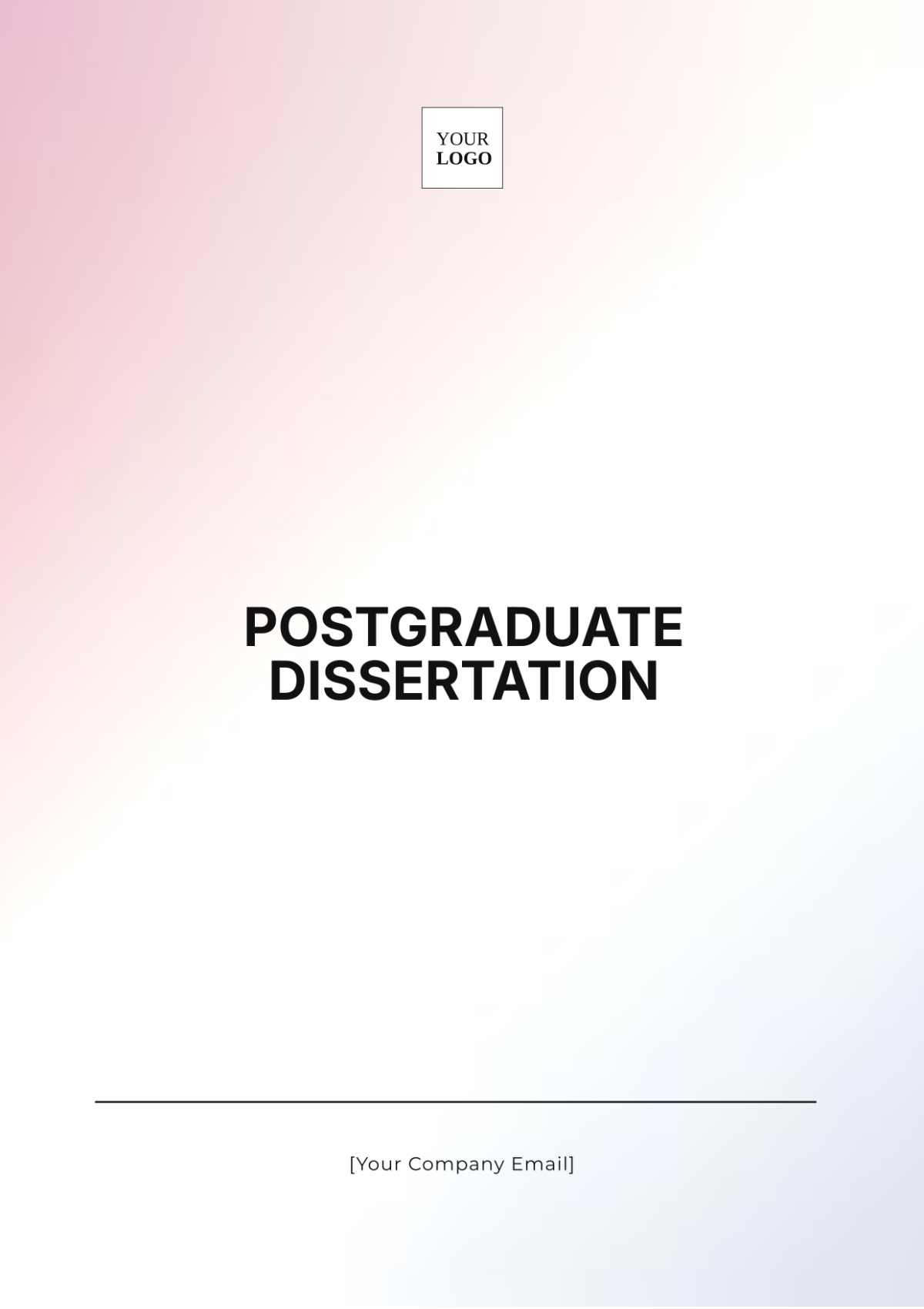 Postgraduate Dissertation Template - Edit Online & Download