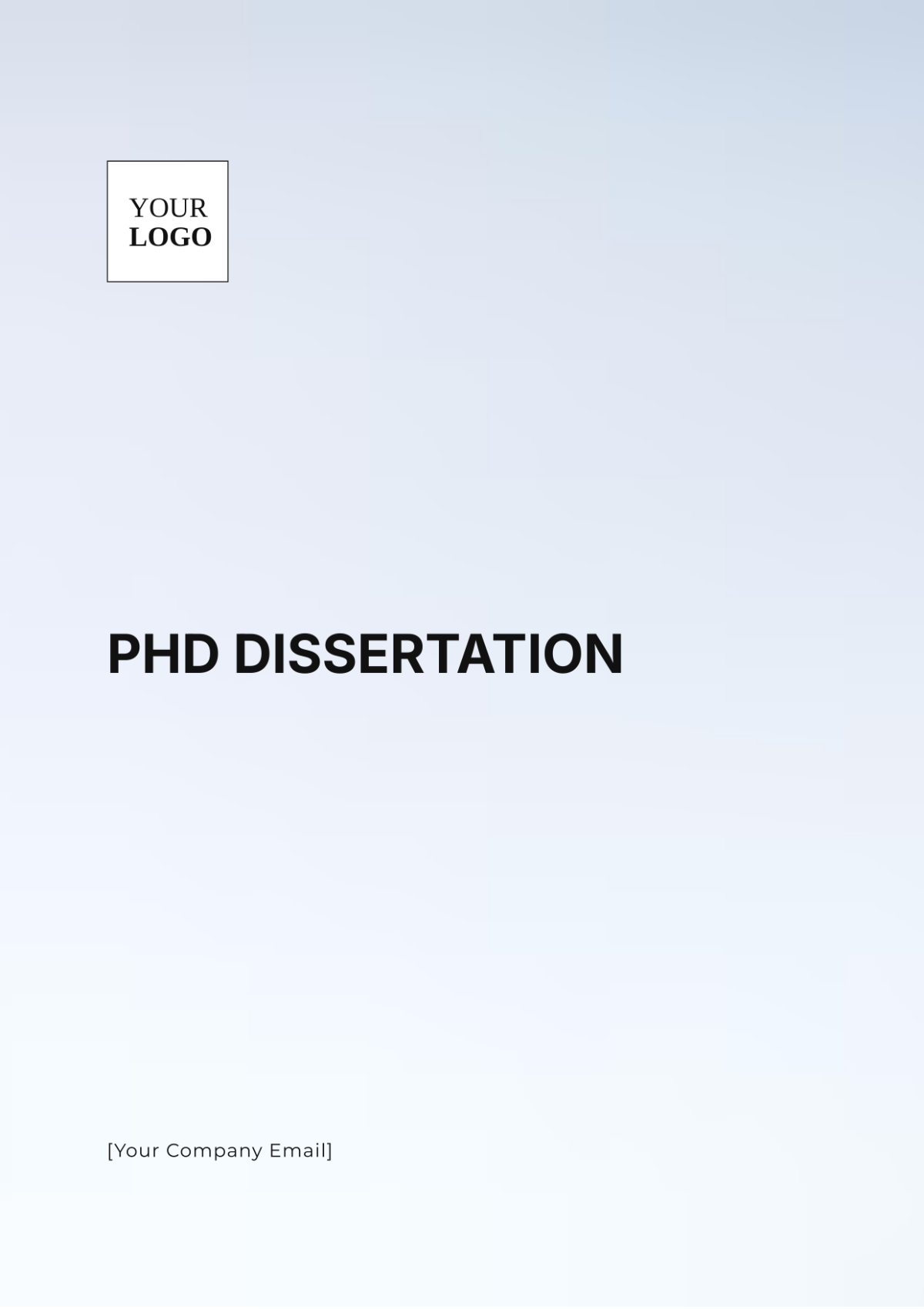 PhD Dissertation Template - Edit Online & Download