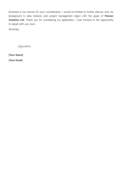 Free Job Opening Letter of Interest Template to Edit Online