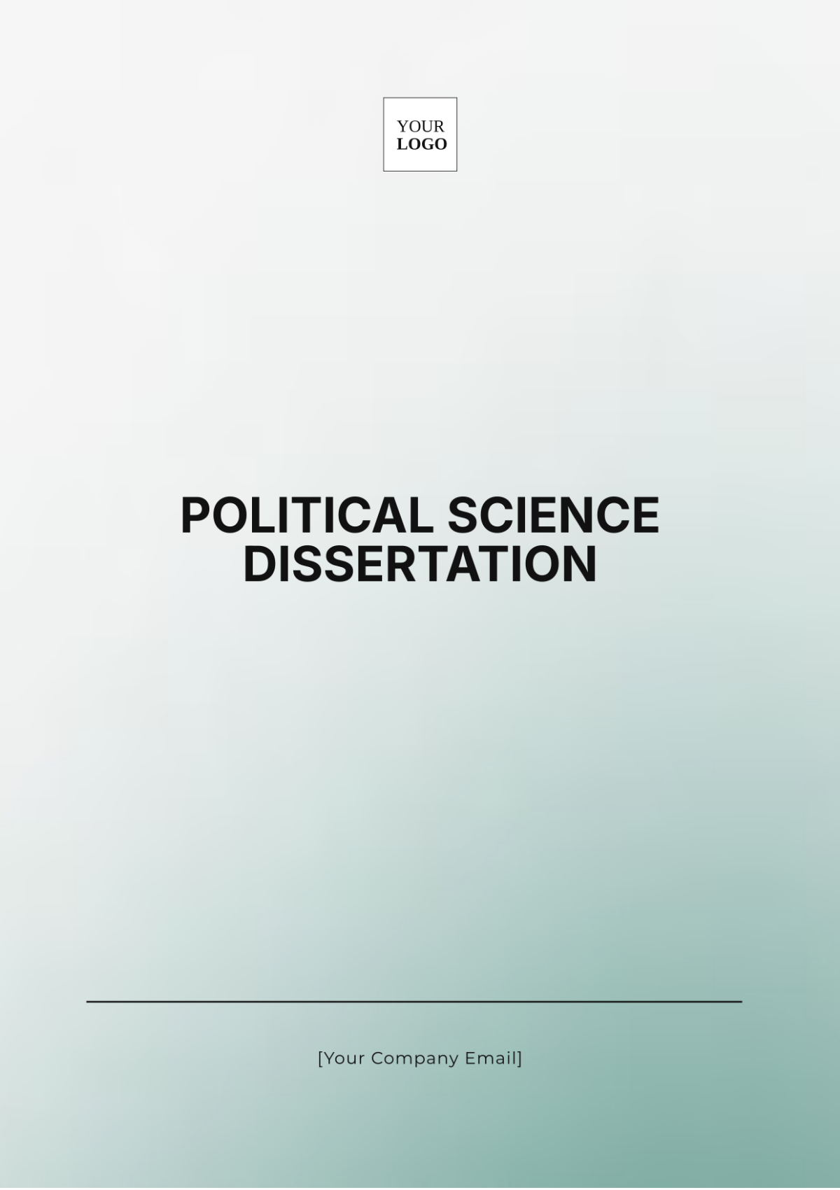 Political Science Dissertation Template - Edit Online & Download