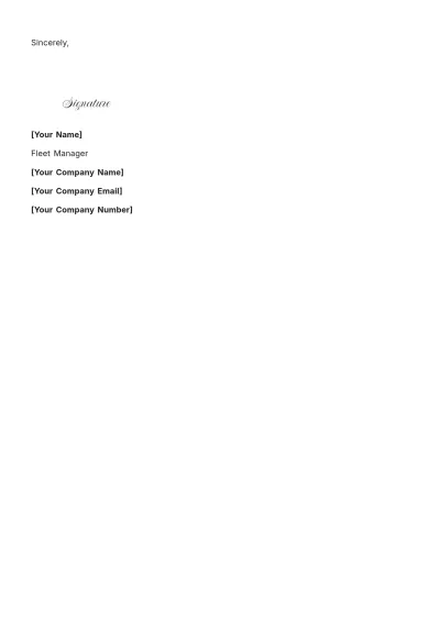 Free Letter of No Interest in Vehicle Template to Edit Online