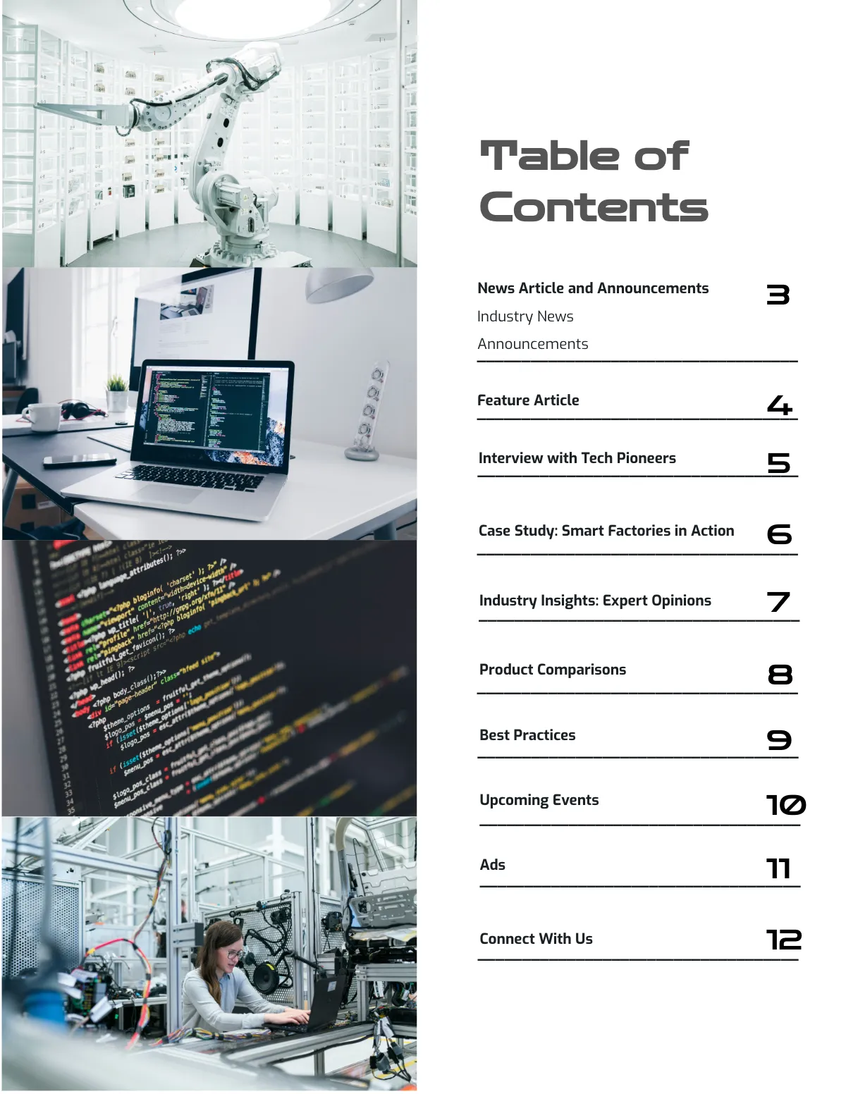 Free Trade Magazine Template to Edit Online